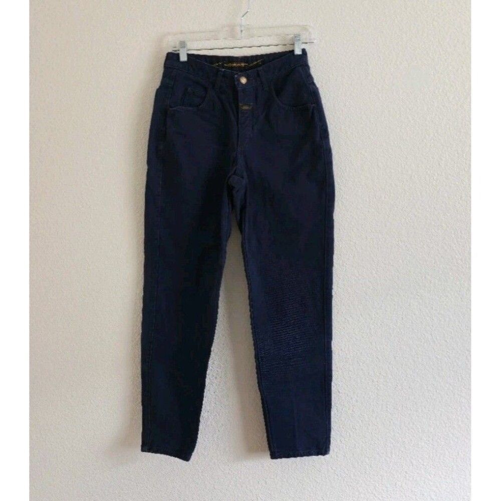 VTG Marithe Francois Girbaud Women 9/10 Blue Denim Jeans Meas. Sz 26 Y2K 2000's